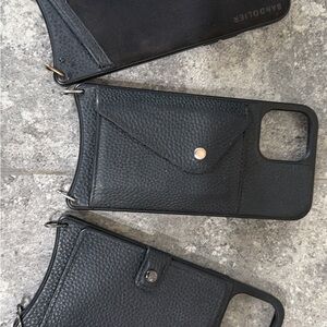 Bandolier Black Crossbody Phone Case